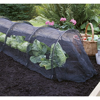 Væksttunnel Ryom sort net - 40 x 50 x 310 cm