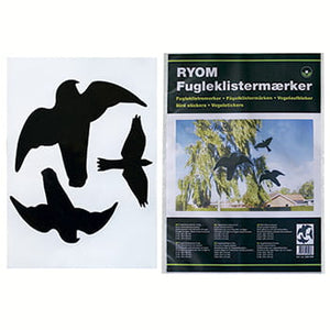 Fugleklistermærker Ryom - 6 stk.
