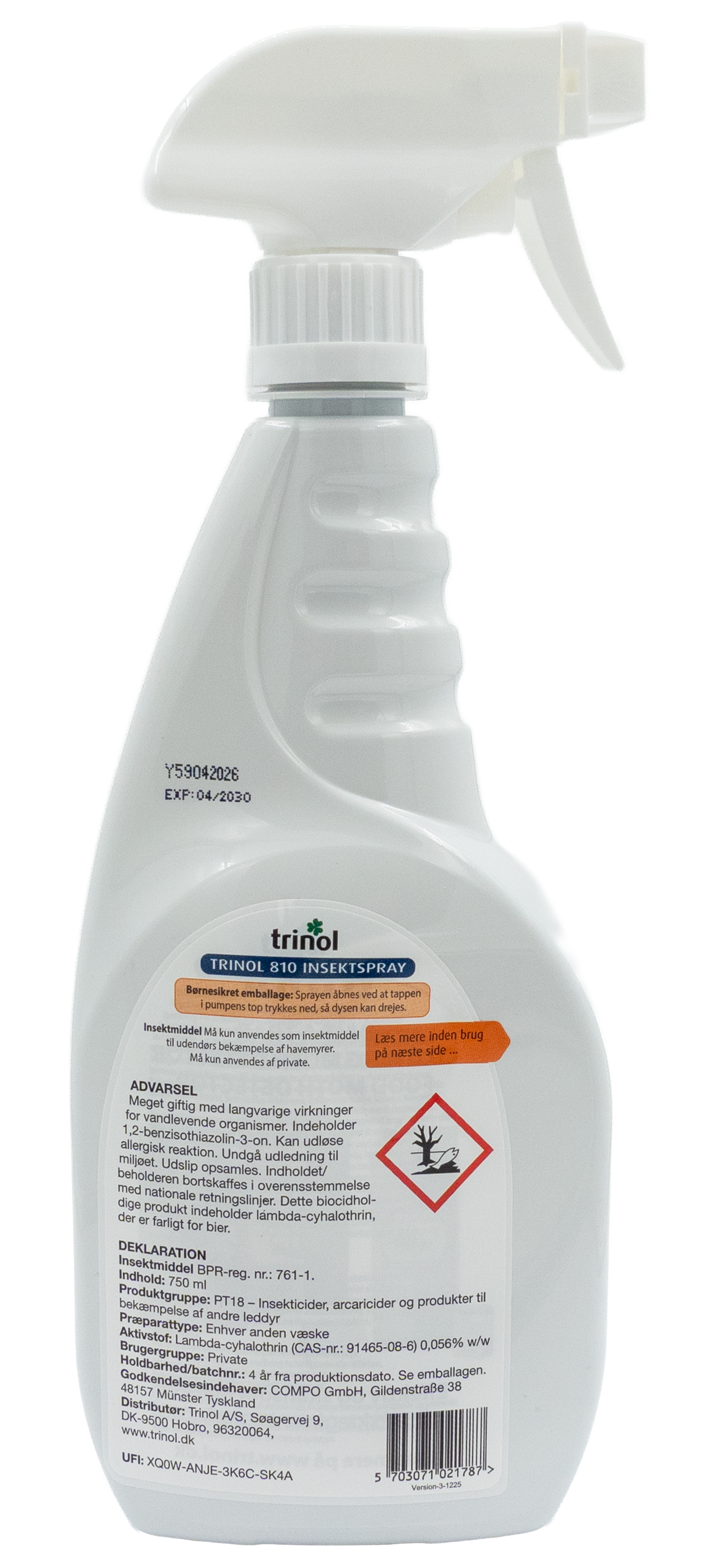 Insektspray trinol 810 - 750 ml