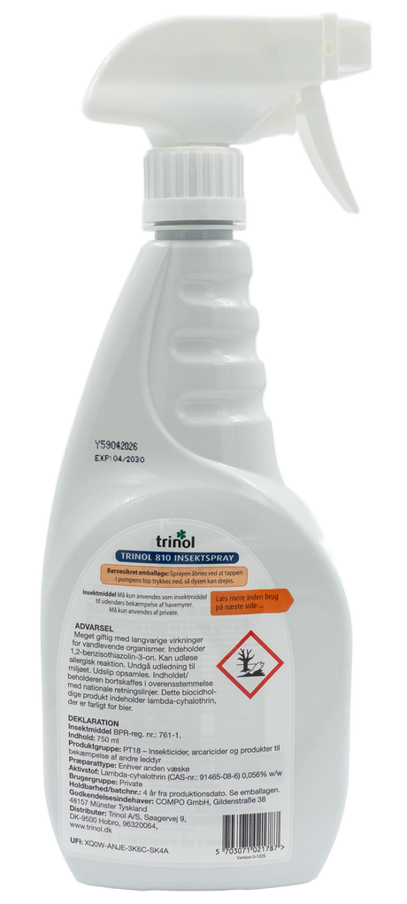 Insektspray trinol 810 - 750 ml