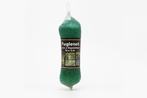 Fuglenet Ryom 10 x 2 m - Grøn plast 10 x 15 mm
